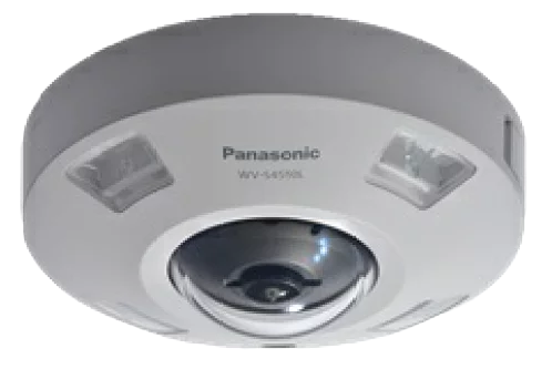 工場裏手カメラに使用したPanasonic CONNECT社製 360度全方位ネットワークカメラ WV-S4550L